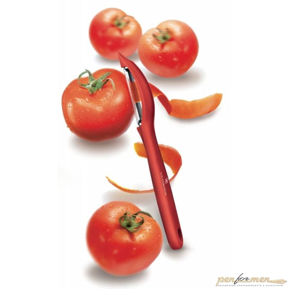 Нож Victorinox Utensils (7.6075.1) для чистки овощей/фруктов красный