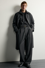 БРЮКИ RELAXED FIT СО СКЛАДКАМИ — ZARA · 3046/190