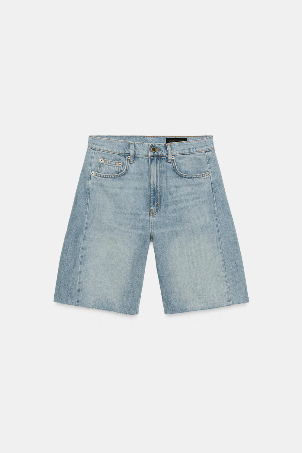 ДЖИНСОВЫЕ ШОРТЫ RELAXED СО СРЕДНЕЙ ПОСАДКОЙ — ZW COLLECTION — ZARA