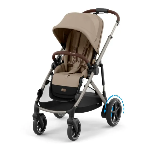 Прогулочная коляска Cybex e-Gazelle S TPE Almond Beige