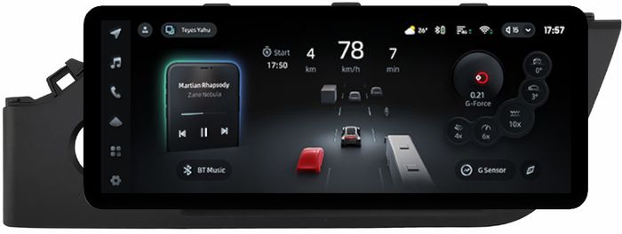 Магнитола для KIA Rio 4, Rio X 2020-2022, Solaris KRS/KRX (без штатной КЗВ, рамка матовая) - Teyes CC4PRO монитор 12.3" 2K QLED + рамка 9, Android 13, Быстрейшая, Snapdragon 778G, ИИ, CarPlay, DSP, 4G SIM-слот