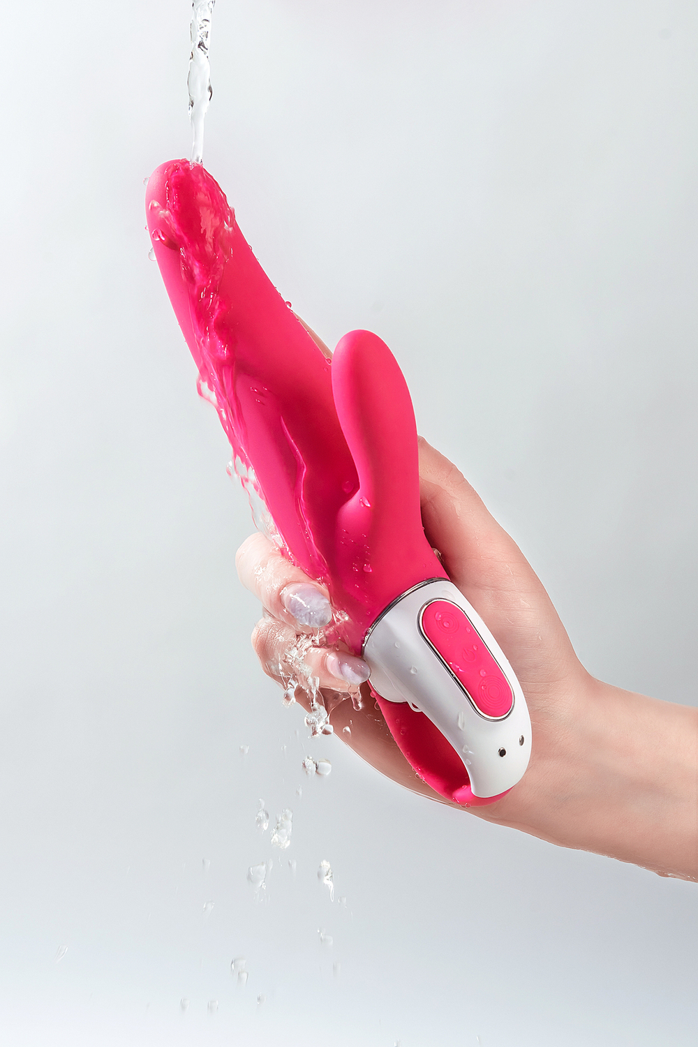 Вибратор Satisfyer Vibes Mr. Rabbit силикон красный 22,1 см