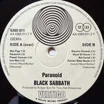Black Sabbath ‎– Paranoid (Германия 1970г.)