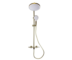 Душевая система Bronze de Luxe ICON, матовое золото 80112CG