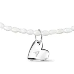 Подвеска В сердце буква / Love