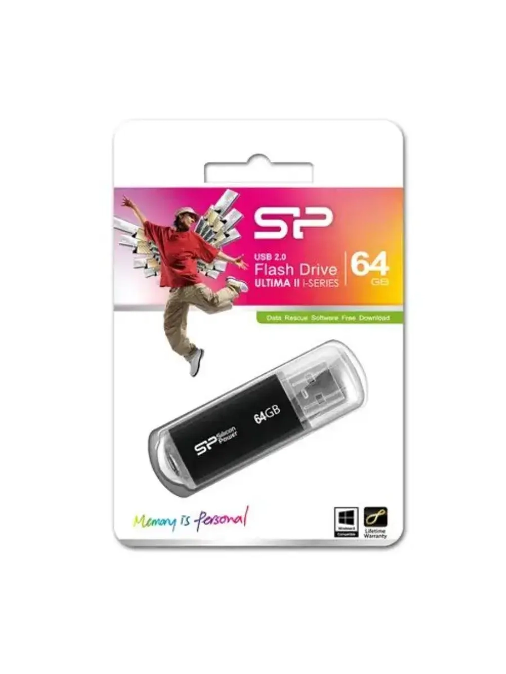 Память USB Flash 64 ГБ Power Ultima II I-Series BLACK
