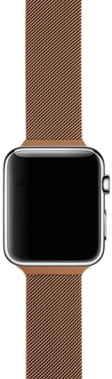 Ремешок миланская петля moonfish для Apple watch - 38/40/41 мм, золотой