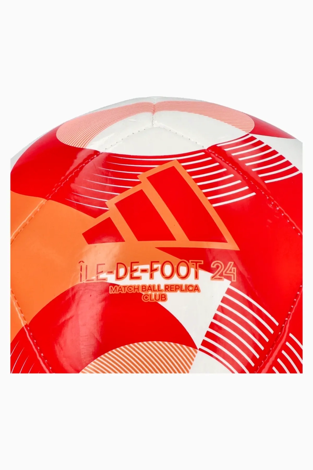 Футбольный мяч adidas Île-De-Foot 24 Club размер 3 - красный