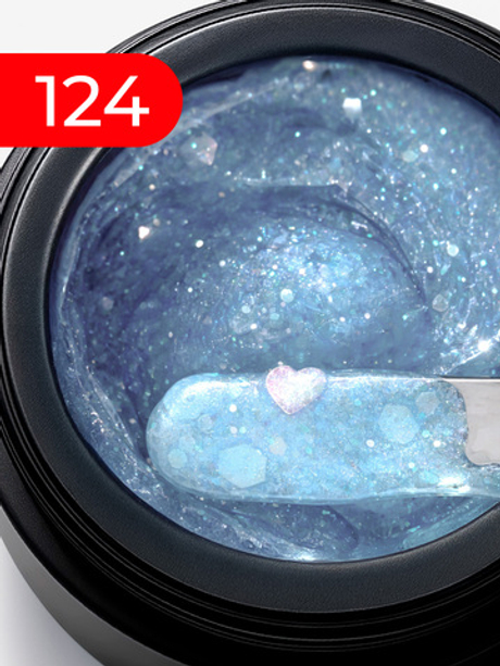 BSG Жёсткий гель для наращивания Konfityur НИЗКАЯ ВЯЗКОСТЬ №124 (13 г)