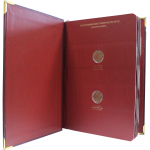 Набор из 15 монет "Красная Книга" 1991-1994 гг. в альбоме Albo Numismatico