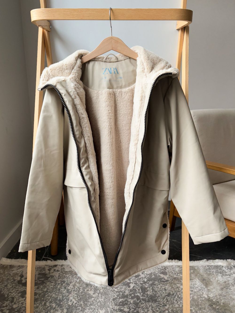 Утепленная куртка Zara, 140