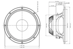 Eighteen Sound 12ND930/8 неодимовый динамик, диаметр 12 дюймов, 500Вт