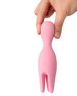 Розовый универсальный вибратор 15,6см с подвижными щупальцами Svakom Vibrator Nymph S22