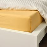Простыня IKEA NATTJASMIN (НАТТЭСМИН), Желтый, 150x260 см