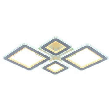 Светодиодная люстра 104W+8W 3000К-6000К RGB 8882/2+2 WHT белый Profit Light
