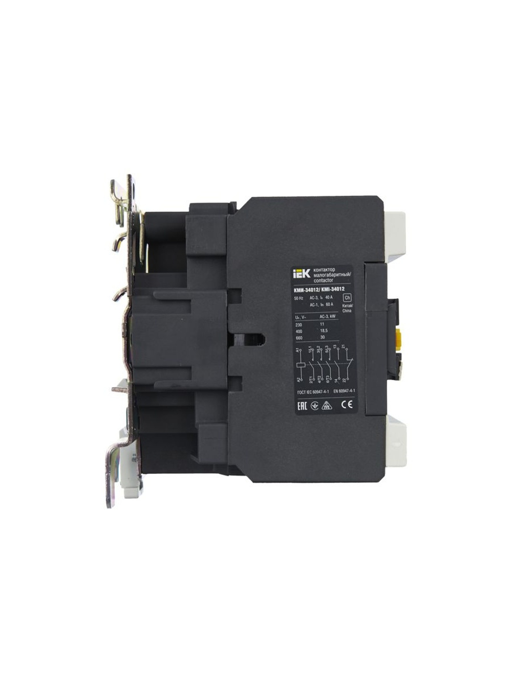 Контактор КМИ-34012 40А 400В/AC3 1НО 1Н3 KARAT IEK KKM31-040-400-11