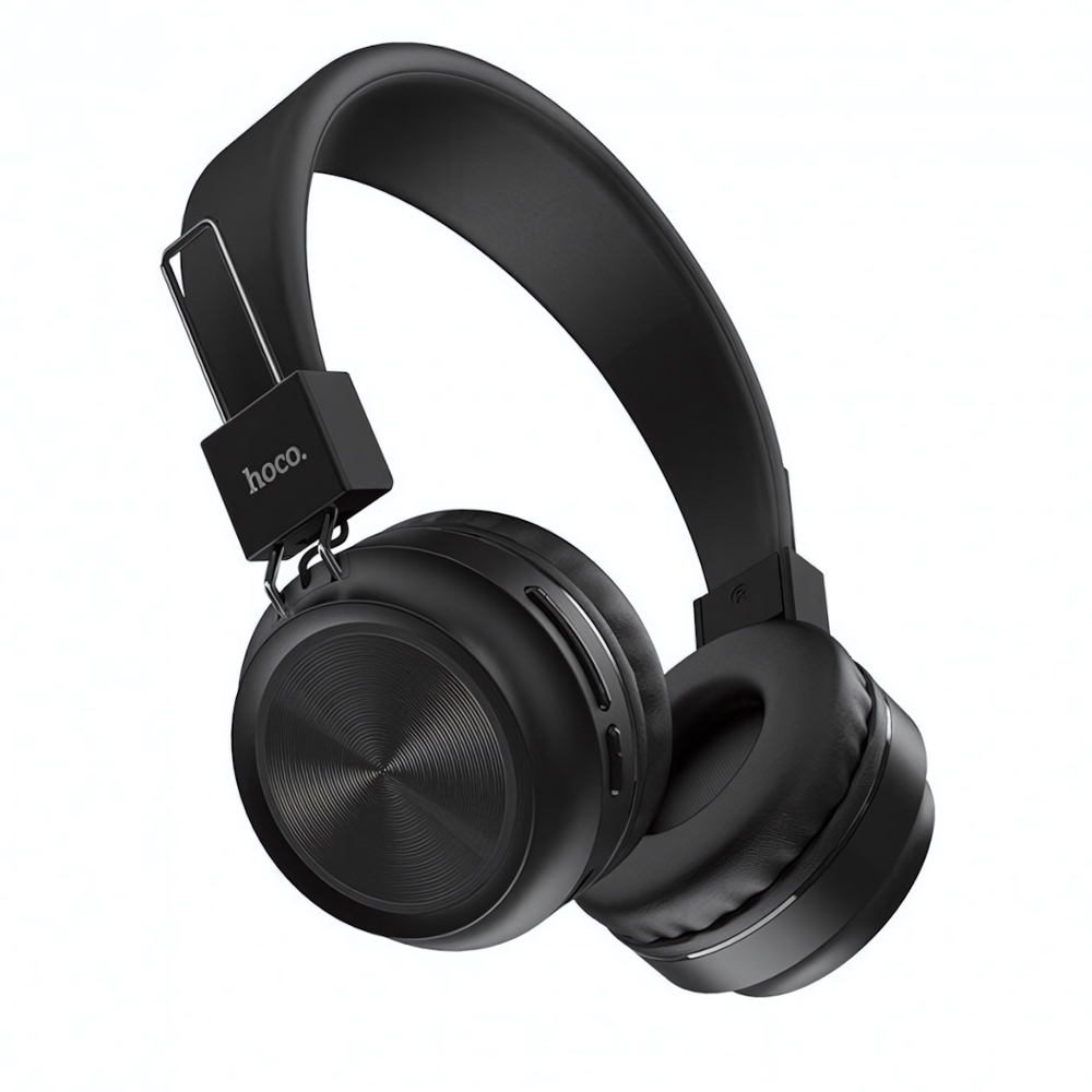 Bluetooth - гарнитура HOCO W25, накладные, BT5.0, 300mAh Black