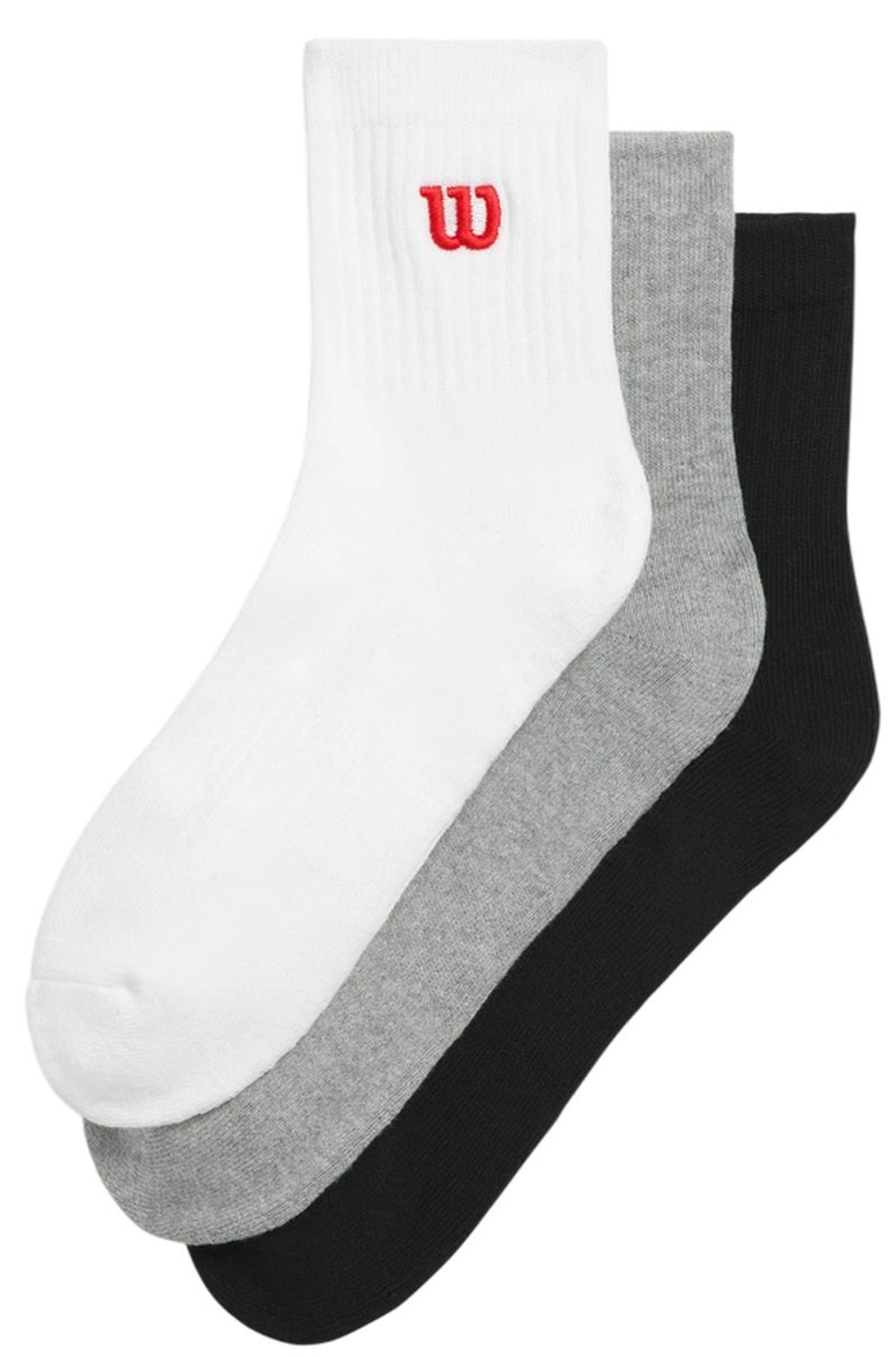 Теннисные носки Wilson Quarter Top Sock 3P - разноцветный