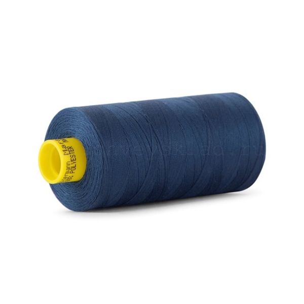 Нитка Gutermann Mara 120 (1000 метров), 1 кат., универсальная | 1823 стальной синий