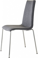 Стул с обивкой Scab Design Mannequin Pop 4 legs, хром, серый