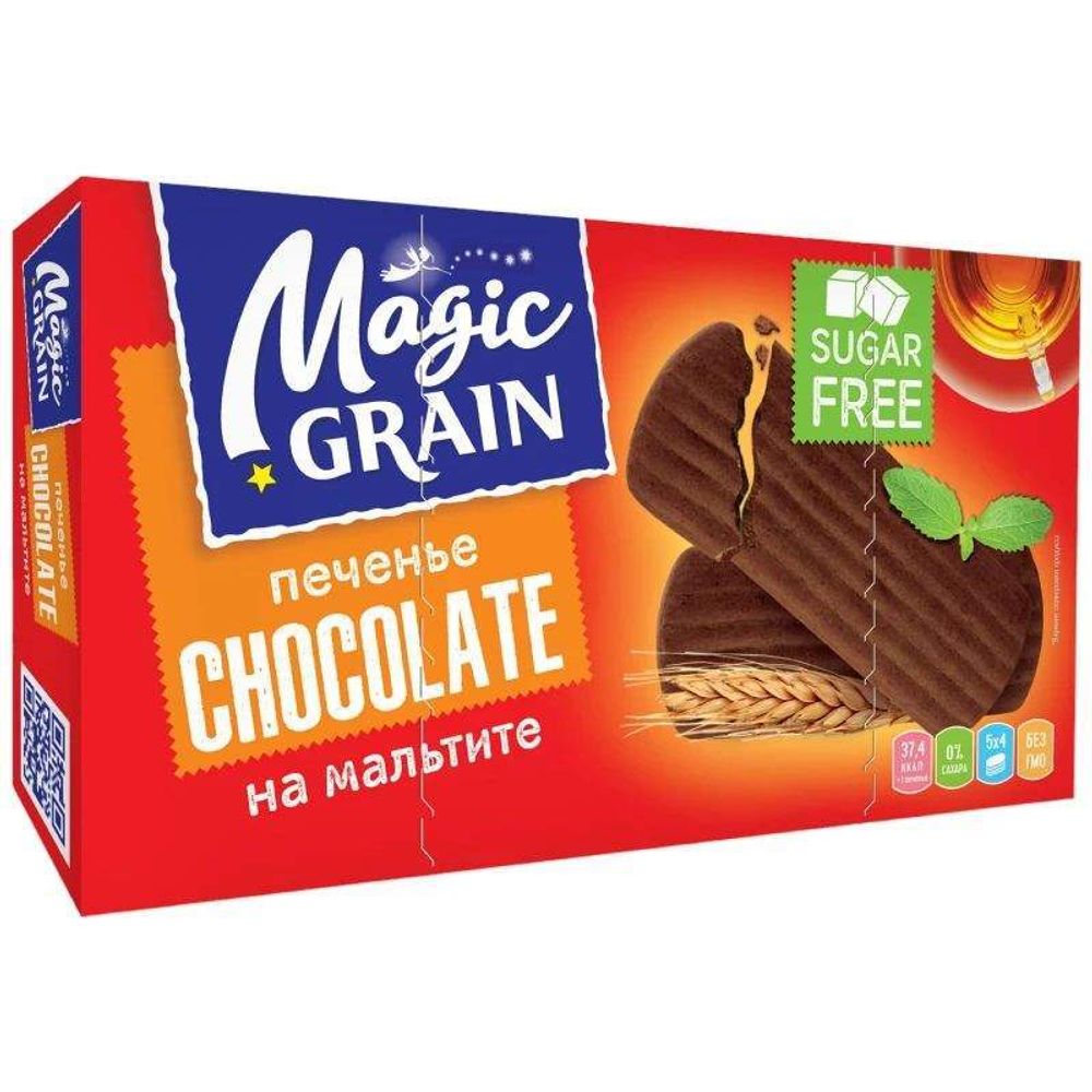 Печенье сдоб Хлебный Спас CHOCOLATE на мальтите 170г