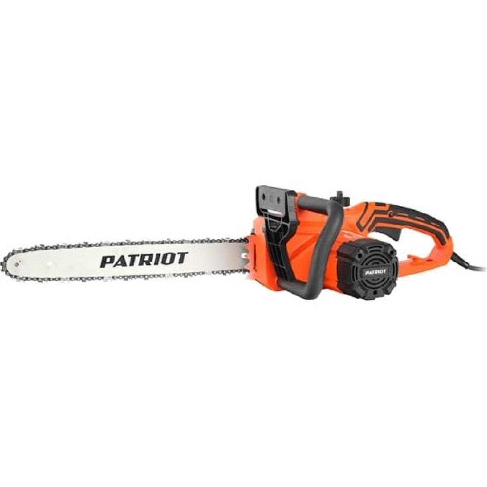 Электропила PATRIOT ESP 2418 [220301560] (2400Вт, 18'/45см, 3/8, 1,3мм 62зв, плавный пуск, бесключевая натяжка цепи, термозащита)
