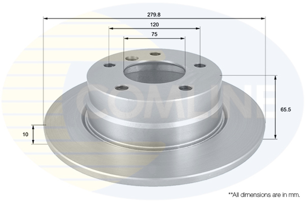 COMLINE - ADC1731-CML - Brake Disc