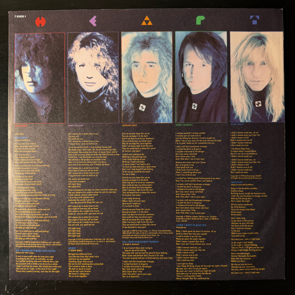 Heart - Brigade (Европа 1990г.)