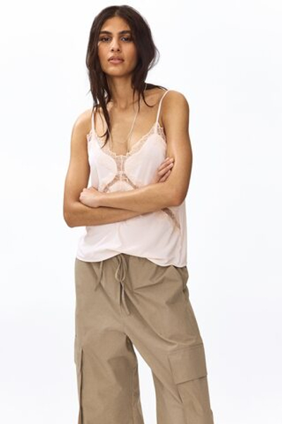 Топ Ponte di Roma с кружевом - H&M