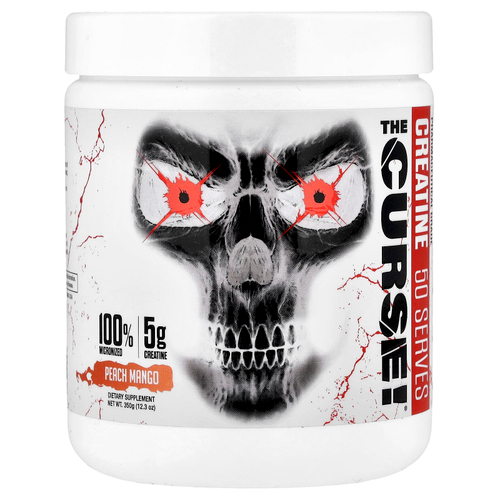 JNX Sports, The Curse! ®, креатин, персик и манго, 350 г (12,3 унции)