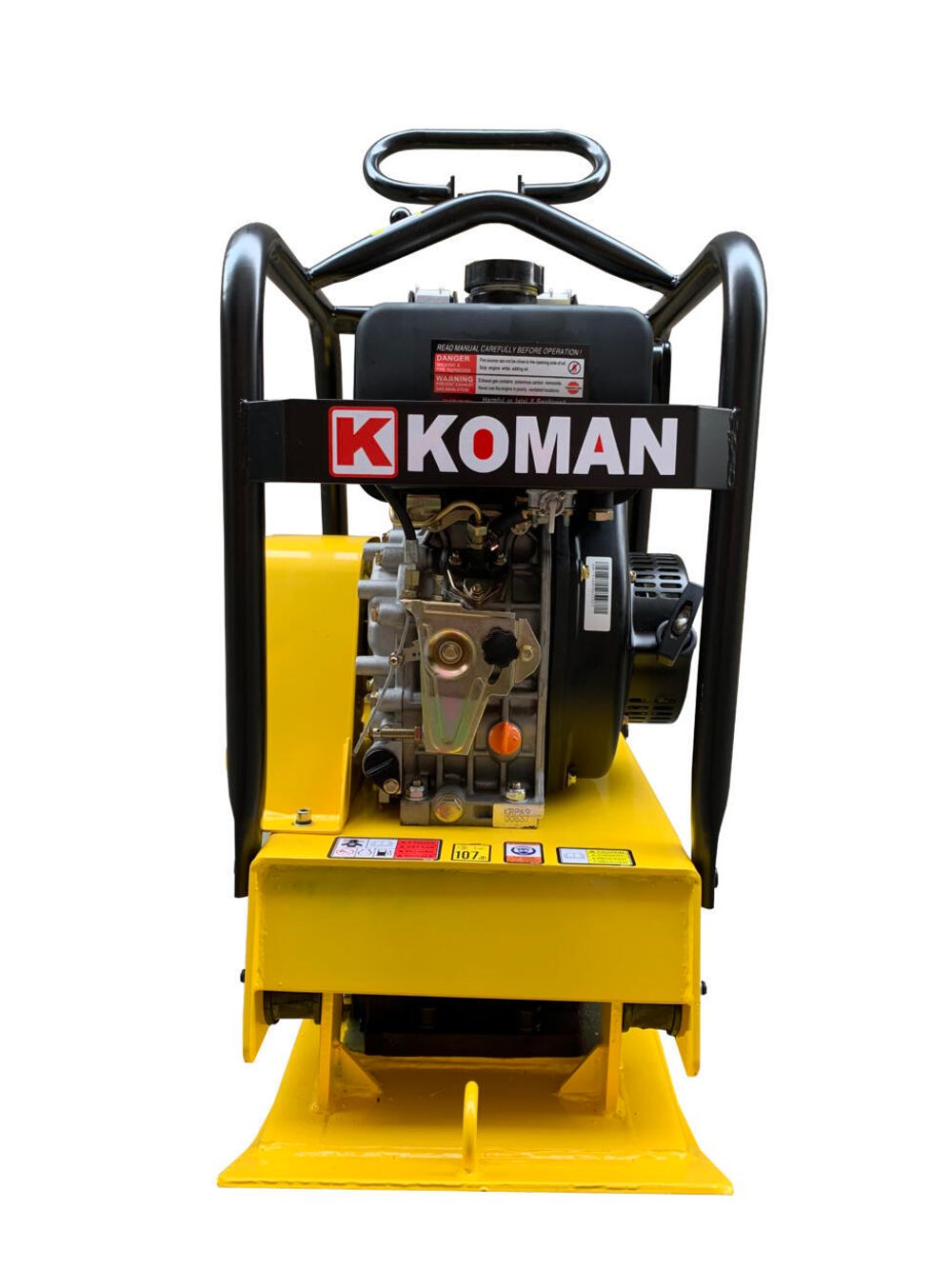 Виброплита реверсивная KOMAN MS160-1 дизельная - [165 кг / 30,5 кН / Hi-Earns 178FE]
