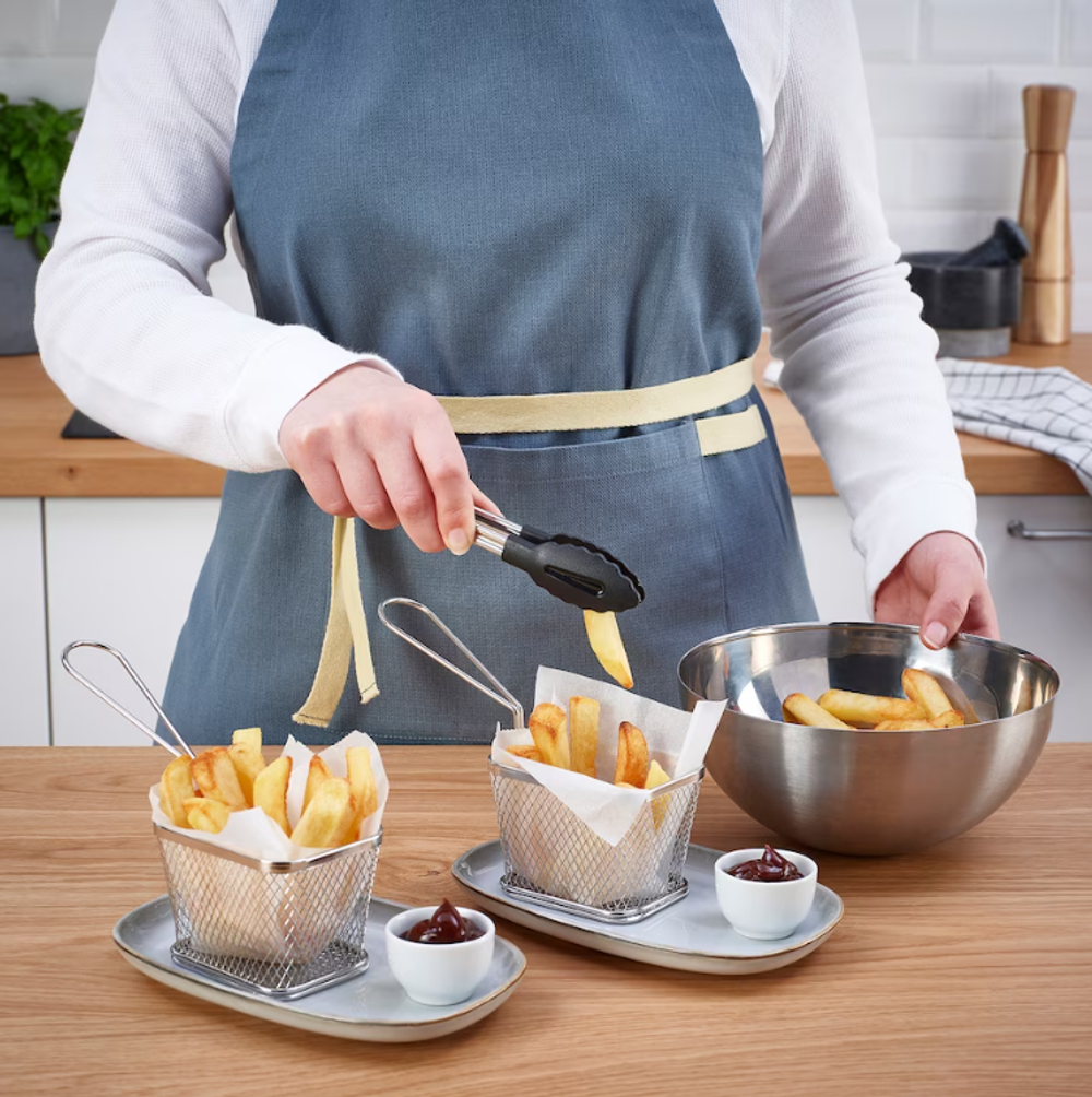 ГРИЛЛТИДЕР GRILLTIDER Сервировочная корзинка, нержавеющая сталь
