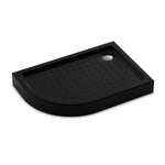 Душ. поддон Veconi TZ55RB Арт. TZ55RB-10080-C5 Акриловый (1000x800x150, черный, асимметричный,пр