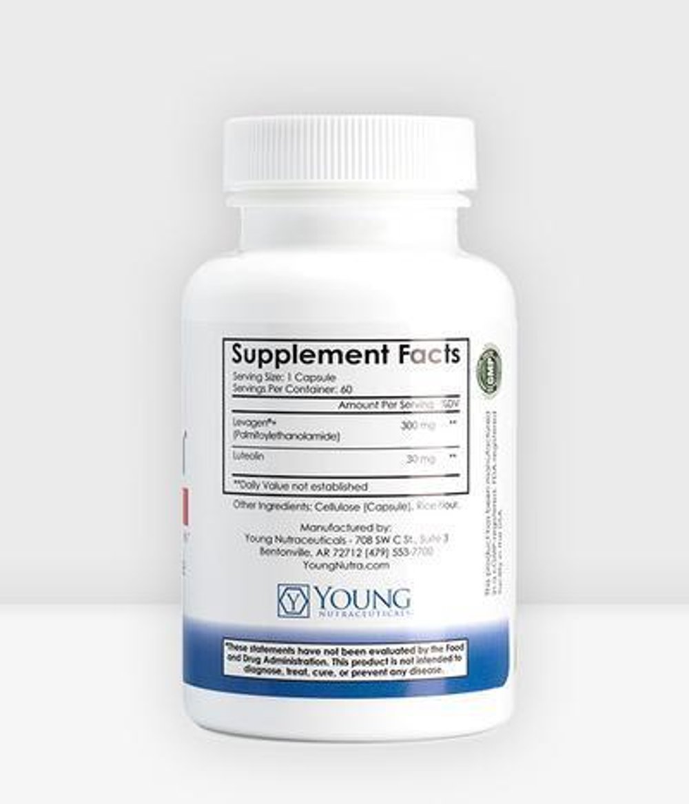 Mirica® Advanced - Enhanced Absorption Formula - Palmitoylethanolamide (PEA) and Luteolin - 60 Capsules