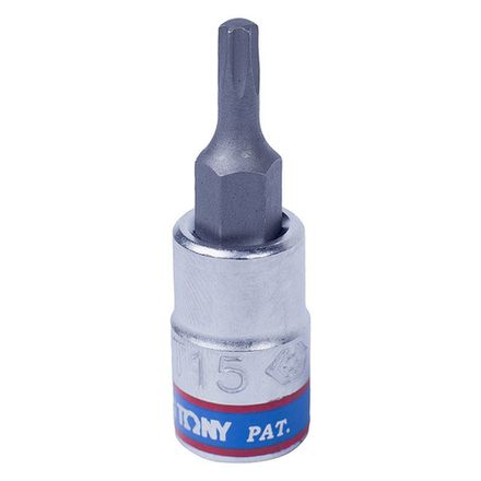 Цена на KING TONY (203315) Насадка (бита) торцевая 1/4", L = 37 мм, TORX, T15
