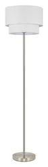 Торшер NewRgy 4083AFL SATIN NICKEL+LIGHT FLAX, 40 Вт, никелевый и сатиновый
