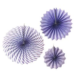 Набор бумажных фантов 20/30/40см Violet 3шт