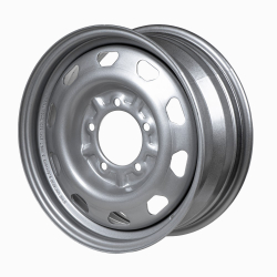 Диск штампованный R16 6.5J 5x139.7/108.6 ET40 ГАЗ, УАЗ GANZ Silver GRN16090