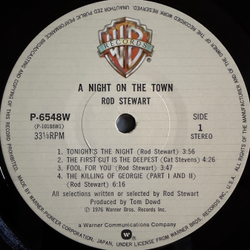 Виниловая пластинка Rod Stewart ‎– A Night On The Town LP