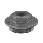 Заглушка (пробка) проходная 1 1/4"x3/4" левая резьба для чугунных радиаторов CRMTCLB