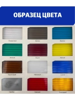 Беседка для дачи Агросфера-Пион, поликарбонат 4мм коричневый