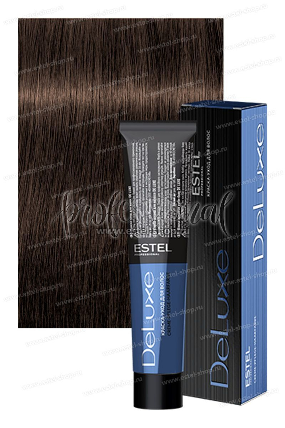 Estel DeLuxe 4/7 Шатен коричневый 60 мл