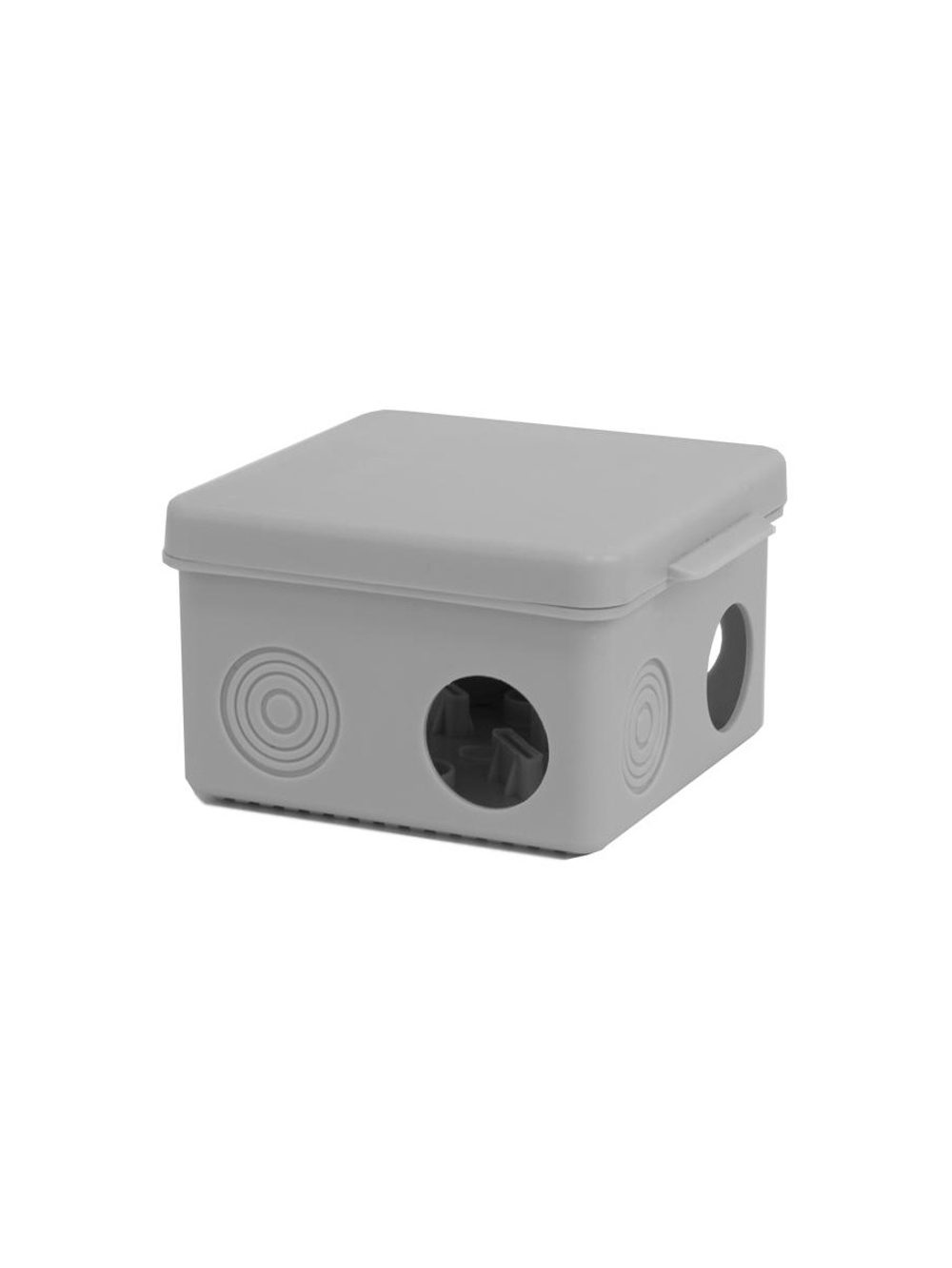 Коробка распределительная ОП 80х80х50мм 7 каб. вводов IP54 сер. TOKOV ELECTRIC TKE-KR-80-80-50-C06