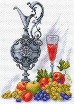 "Молодое вино"-1610 канва с рисунком