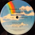 The Crusaders - Rhapsody And Blues (Скандинавия 1980г.)