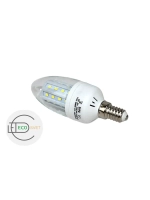 Светодиодная LED лампа C35 5W E14 тёпл 10шт