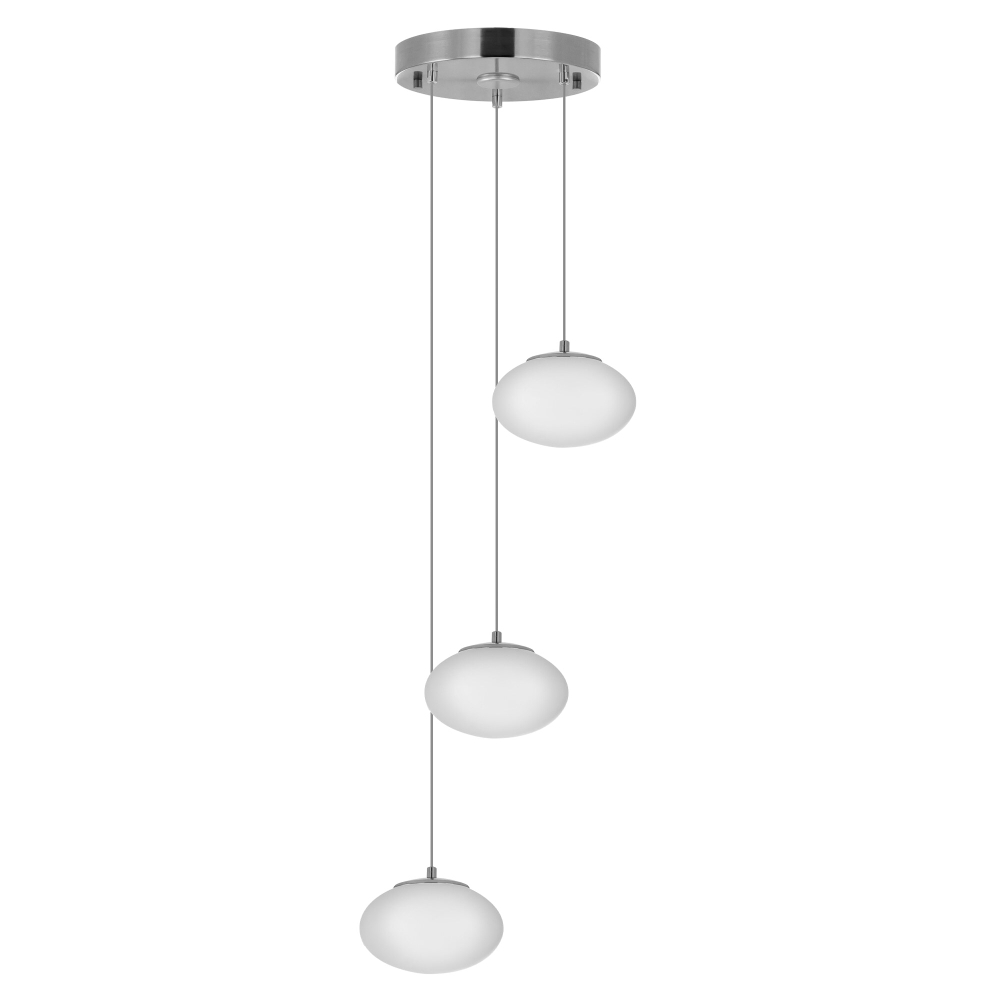 Citilux ATMAN CL226A031 LED RGB Умная каскадная люстра Матовый Хром