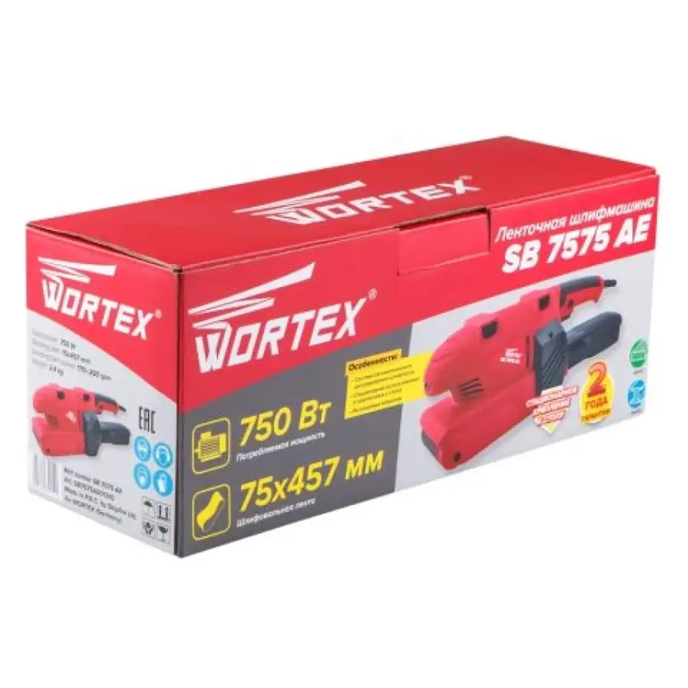 Ленточная шлифмашина SB 7575 AE WORTEX SB7575AE01310