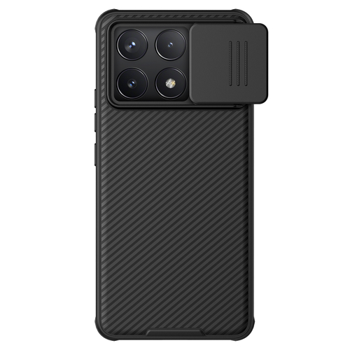 Чехол от Nillkin с защитной шторкой и с встроенным круглым магнитом для Xiaomi Poco F6 Pro, серия CamShield Pro Magnetic Case