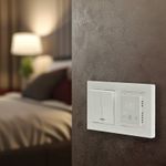 Терморегулятор цифровой RX-44W сенсорный, программируемый, с Wi-Fi, белый REXANT (совместим с рамкой